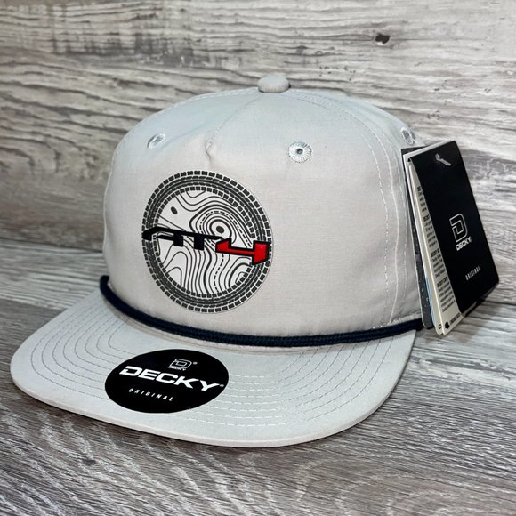 GMC AT4 Topo 3D Classic Rope Hat- Grey/ Charcoal - Picture 3 of 4